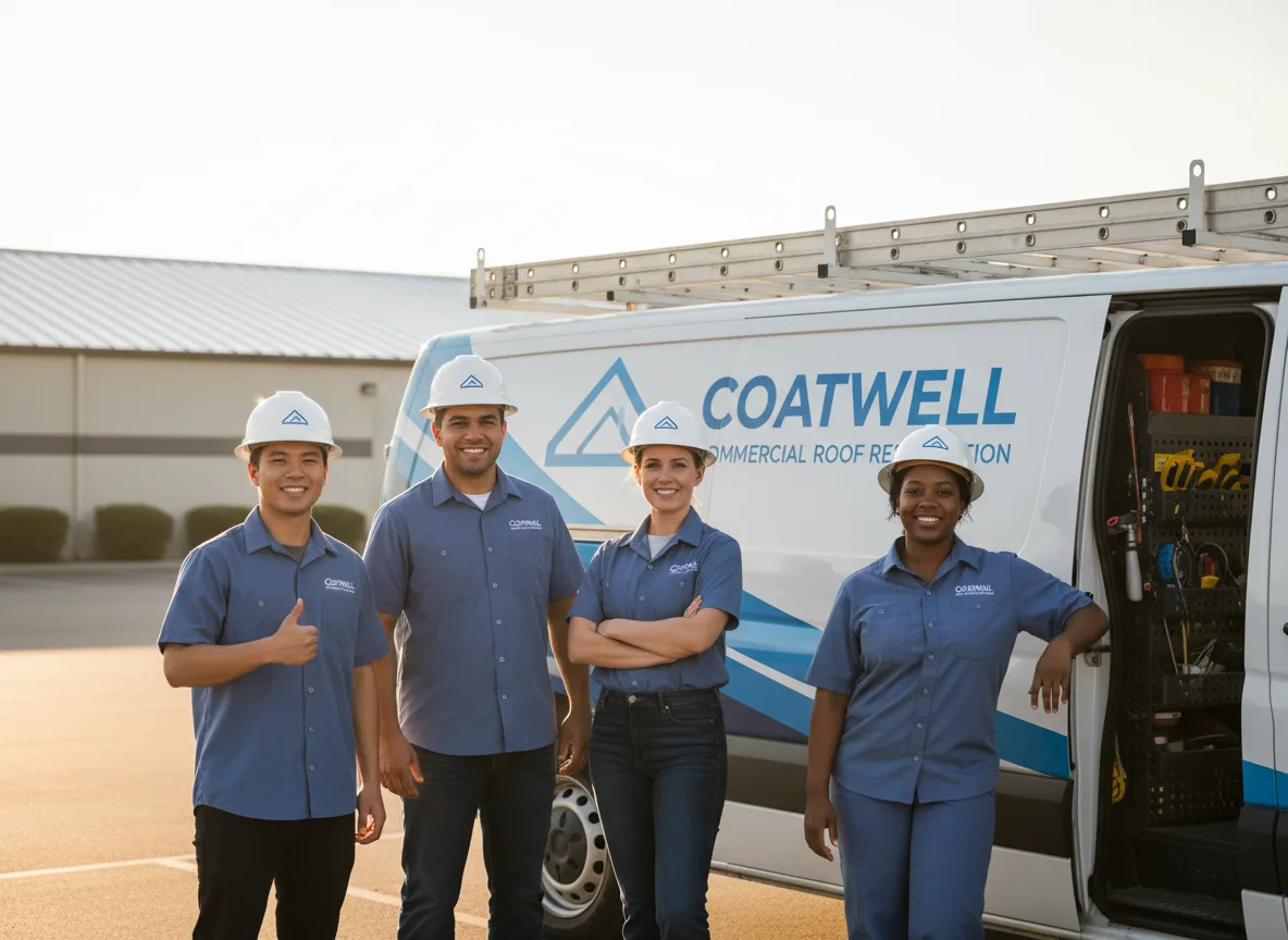 Commercial roof coating company in Oil City, LA